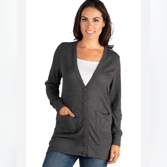 J. Crew Merino Wool Cardigan Gray Size XS - Picture 1 of 6